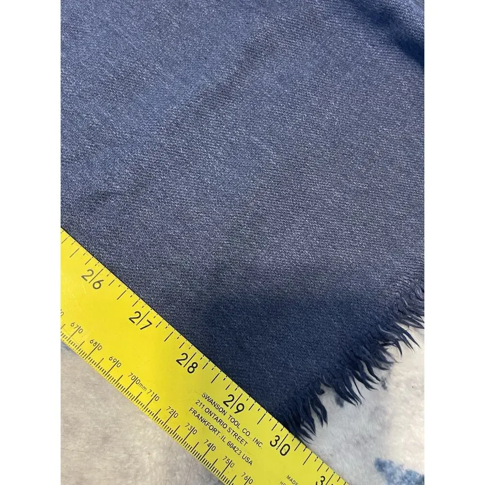 Anthropologie Pilcro The Adi Linen Mid-Rise Wide leg Flare Pants Navy 31 - Picture 10 of 11